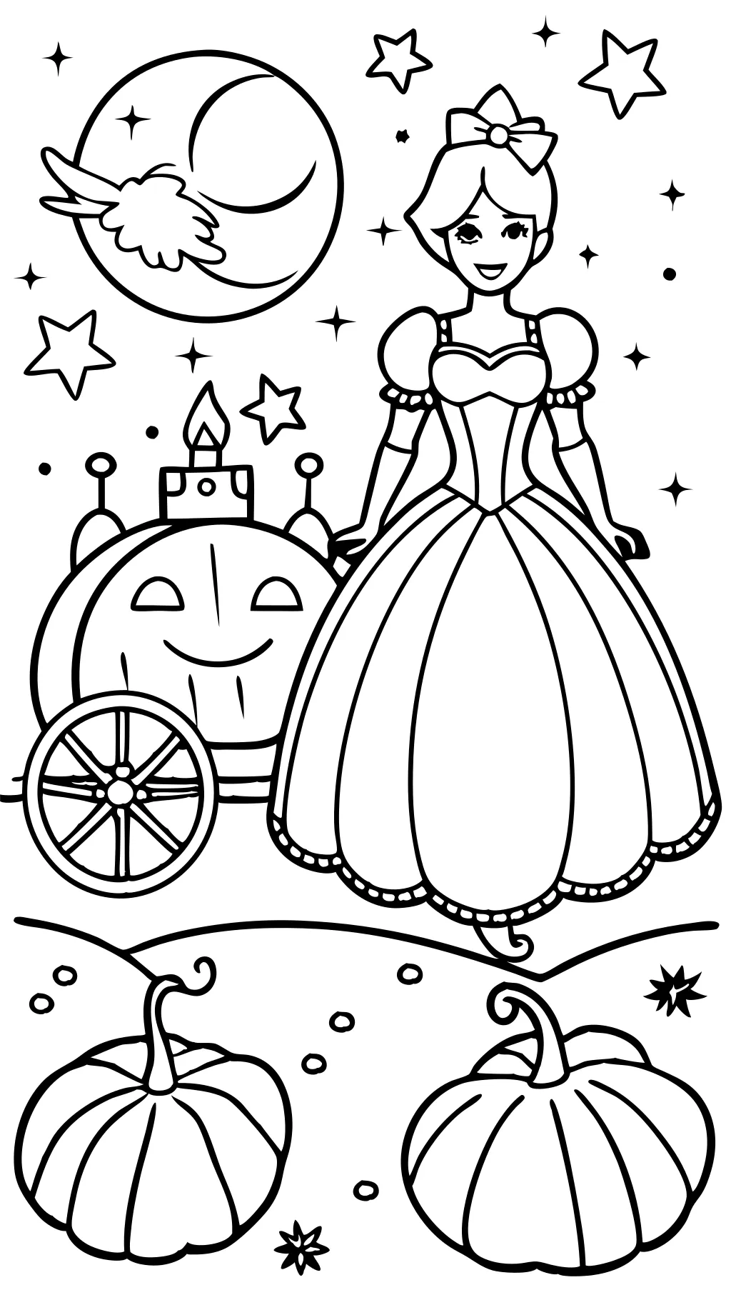 coloriages de Cendrillon